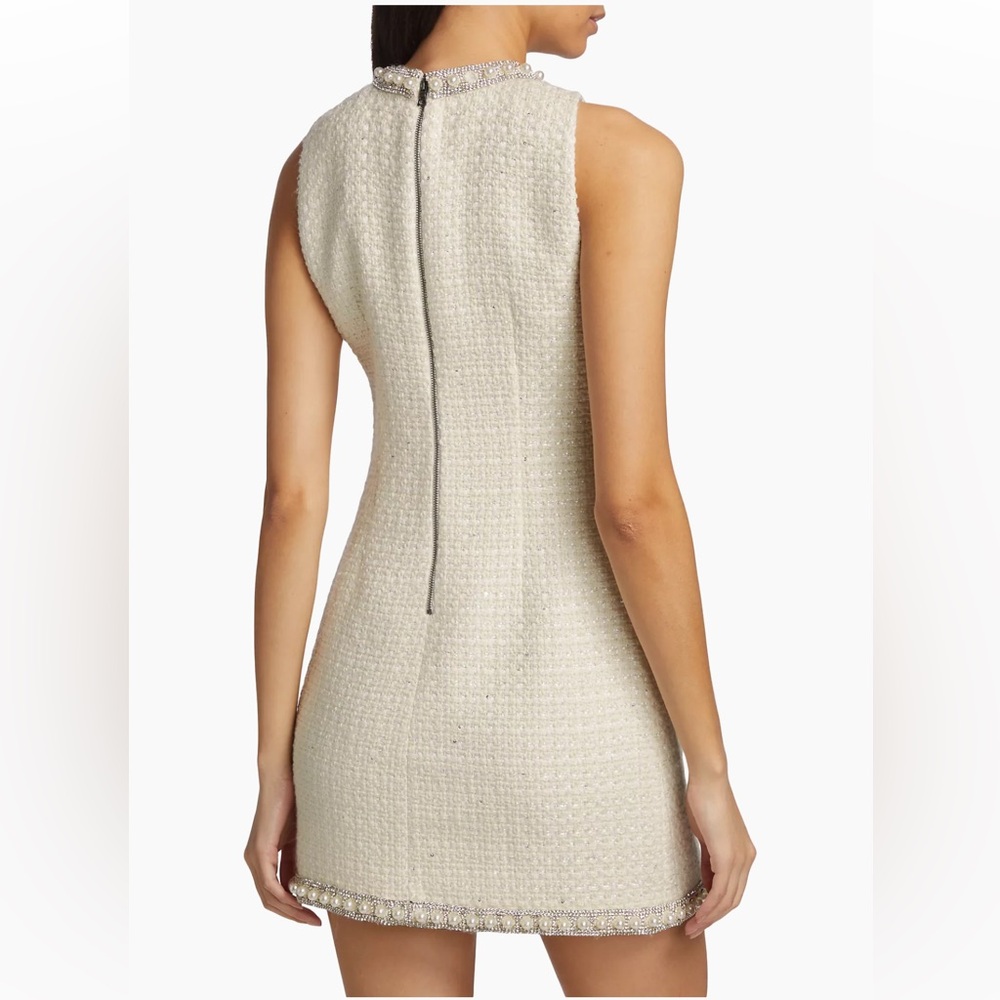 Alice + Olivia Coley Embellished Tweed Minidress - Picture 4 of 11